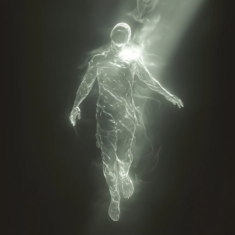 灵魂出窍升空瞬间