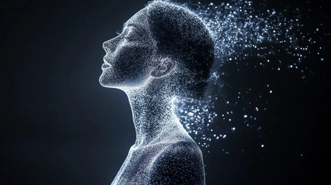 白光女子全身像穿着连衣裙