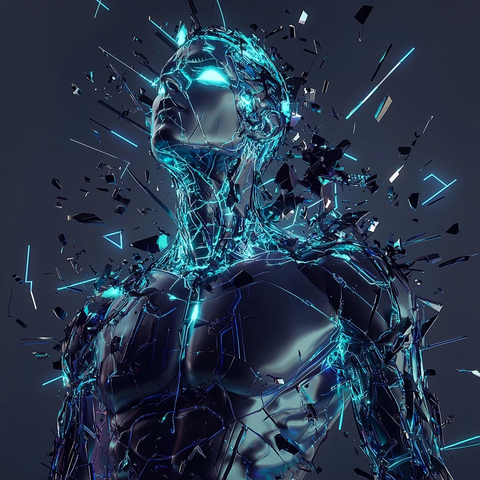 赛博机械体突破矩阵裂痕