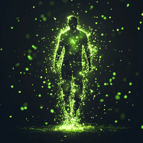 绿色粒子技能图标