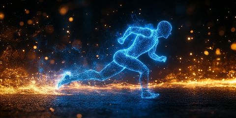 蓝色粒子运行符号