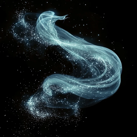 飞舞飘带与魔法尘埃