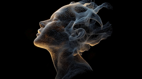 数据流构成的人像