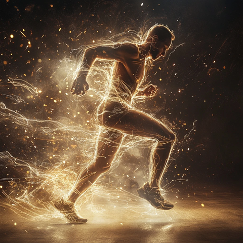 奔跑者能量光迹