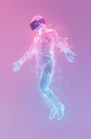 漂浮光影虚拟角色