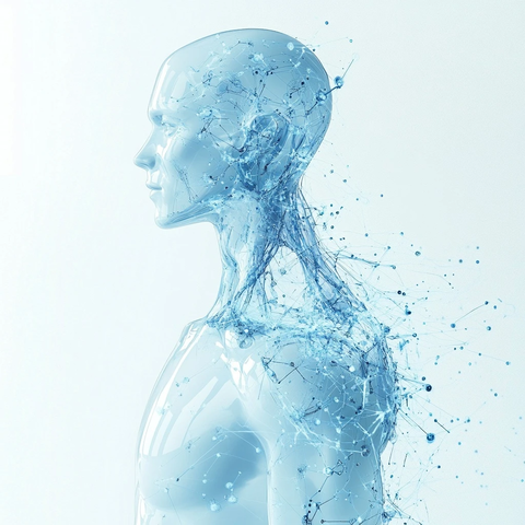 人形科技背景设计