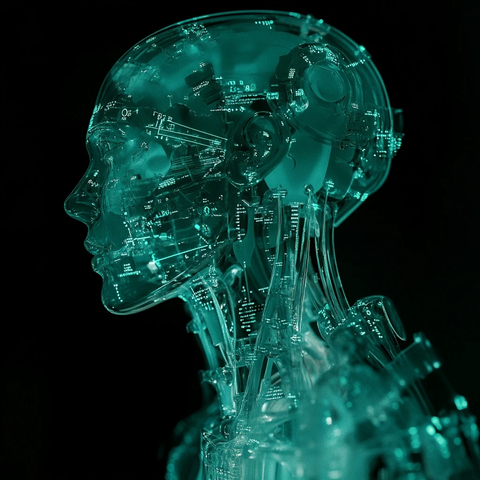 透明线条点阵医疗显示器