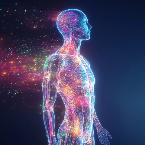 全息女性人体空间分层