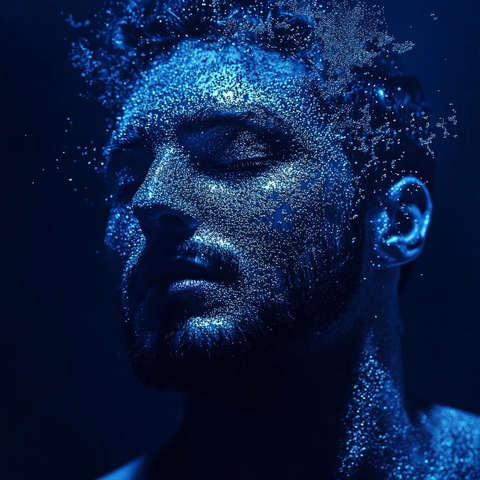 数字纹理粒子人脸