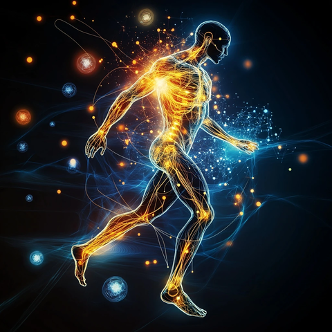 量子生物电磁波人体运动