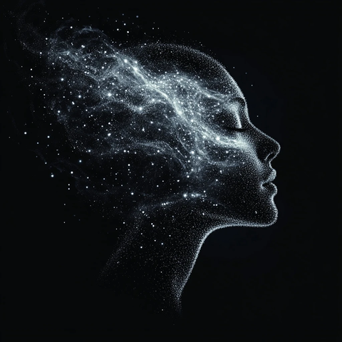 黑色背景创意水印设计