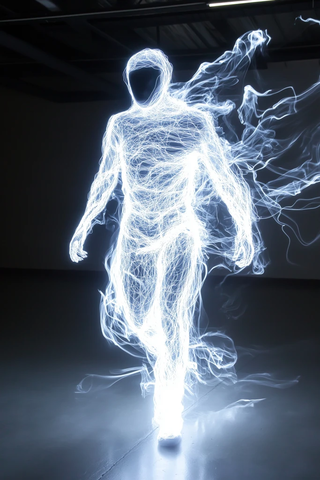 男性形体能量光环