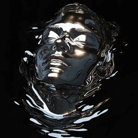 金属面孔水纹浮雕设计