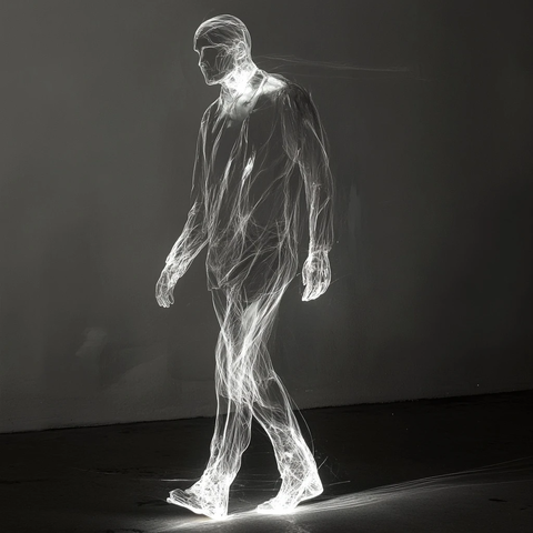 光影人形漫步