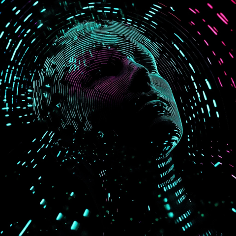 人机触碰的正弦波脉冲