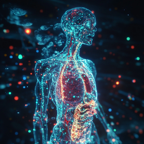 全身心电图全息影像与烟雾形态