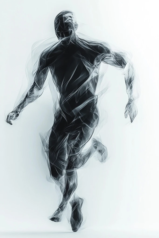 跑步人形运动符号