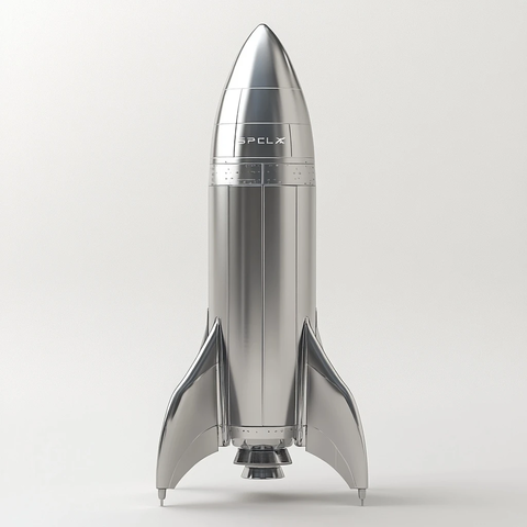 太空火箭金属表面设计