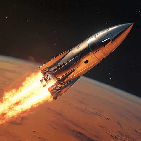 火箭发动机火焰推进