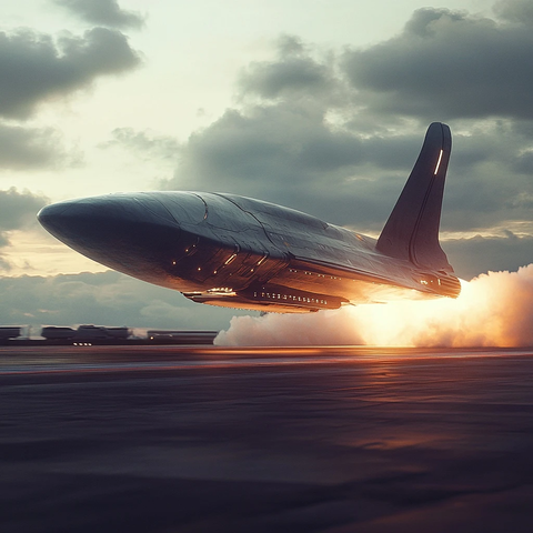 星际飞船跑道发射