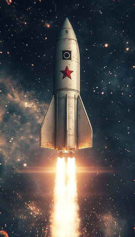 社会主义火箭飞向宇宙