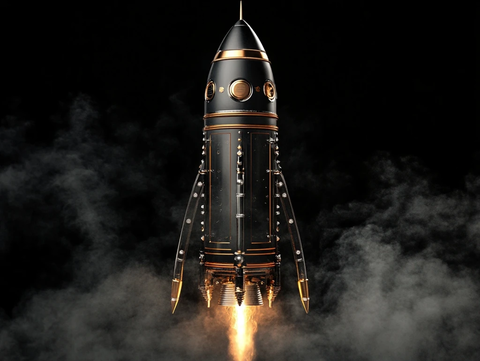 蒸汽火箭发射场景