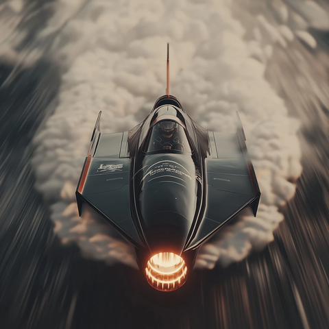 超音速车辆烟雾特效