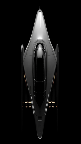 未来太空船英雄视角