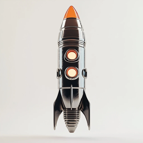 火花塞弹道导弹渲染