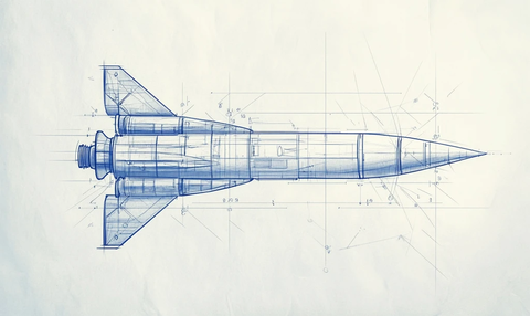 火箭蓝图设计图纸