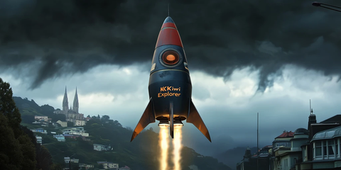 火箭升空穿越暴风云