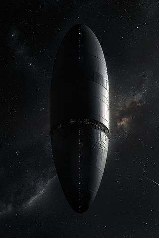 深空光滑圆柱飞船