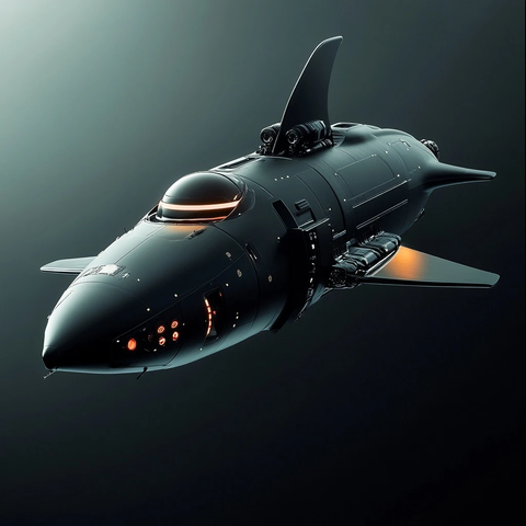 未来探索潜艇鲸鱼设计