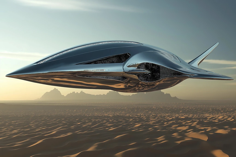 未来飞碟悬浮无翼设计