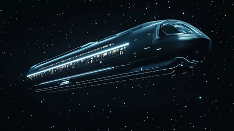 悬浮太空列车穿越宇宙