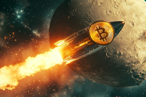 比特币火箭飞向月球