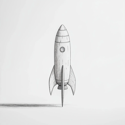 火箭轮廓线图