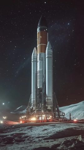 月球火箭发射基地