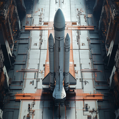 火箭发射舱与卡车形驾驶室