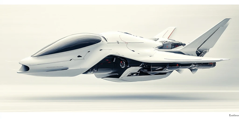 白色单人太空船设计