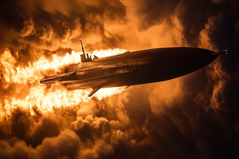 潜艇穿越大气层