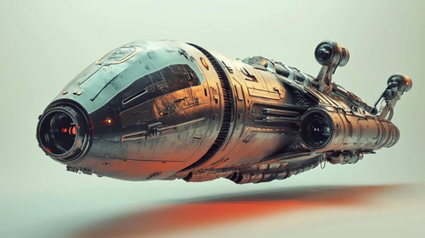 未来科技飞船废墟探险