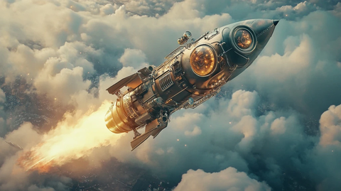 火箭升空星际之旅