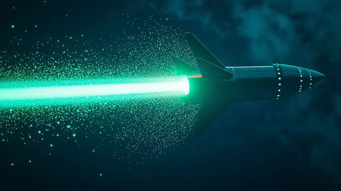 火箭推进器绿色数据流