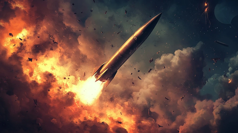 核导弹发射瞬间