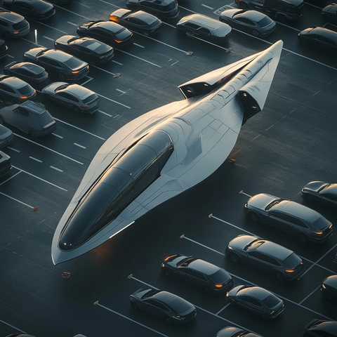 太空船降落停车场