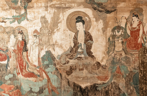 古代壁画上的人物形象与神态