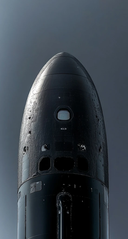 垂直竖立星舰准备发射