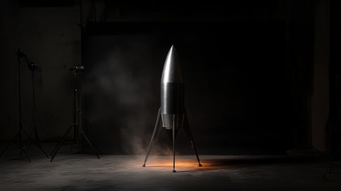 不锈钢火箭摄影作品