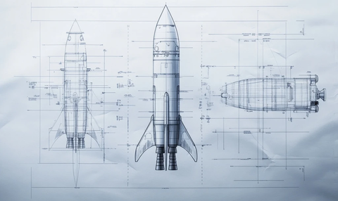 火箭蓝图设计图纸